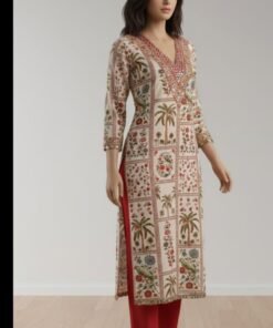 Trendy Cotton Festive Long Kurti (No Dupatta) – Sizes M & L